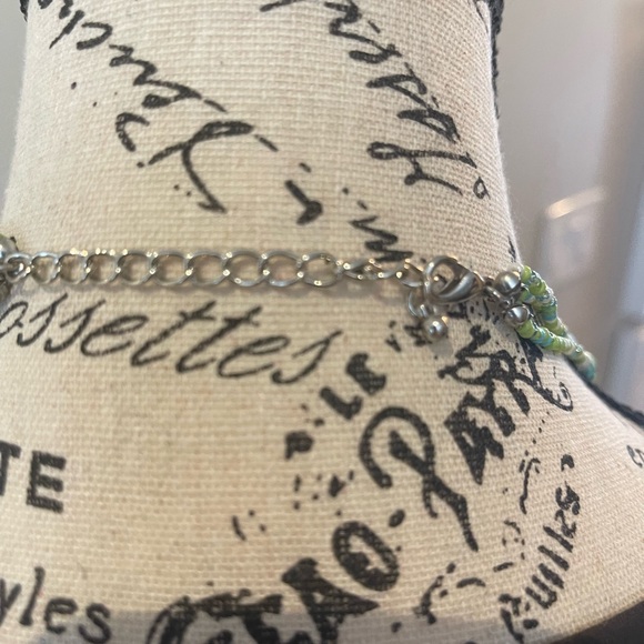 Simulated Green and Blue Turquoise Necklace - Picture 7 of 7